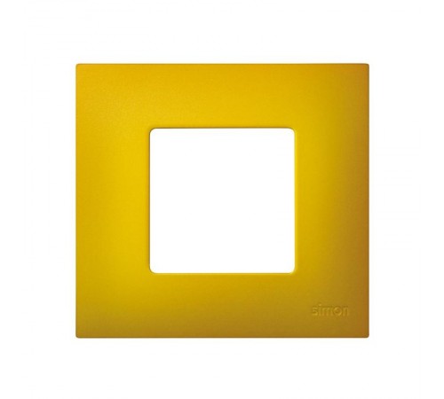 Simon 27 Накладка декоративная на рамку базовую, 1 пост, S27 Play, Arctic, жёлтый  2700617-081  Simon