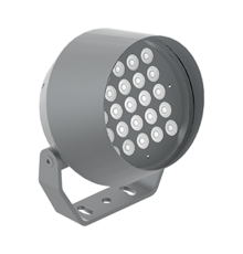 Светильник светодиодный архитектурный Frieze XL 150Вт DMX RGBW линзованный 15 градусов RAL7045 серый  V1-G1-71444-04L01-66150XX  VARTON