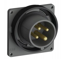 Вилка с прямым фланцем Easy&Safe 316EBU7W,16A,3P+E,IP67,7ч2CMA101265R1000 ABB