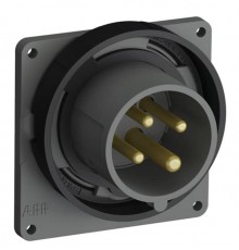 Вилка с прямым фланцем Easy&Safe 316EBU7W,16A,3P+E,IP67,7ч2CMA101265R1000 ABB