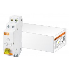 Выключатель кнопочный c фиксацией и индикацией ВК-47M 1НО;1НЗ желтый   SQ0214-0018  TDM