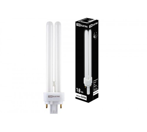 Лампа энергосберегающая КЛЛ 18Вт G24d-2 842 U образная PD  SQ0323-0089  TDM