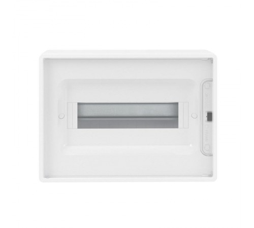 Щиток 12 мод настенный FRAME, белый, с прозрачной дверцей, с 2 шинами  PEN на 6 и 8 отв.  F12W1WT  DKC