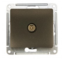 Glossa Антрацит Розетка TV, механизм  GSL000793  SE