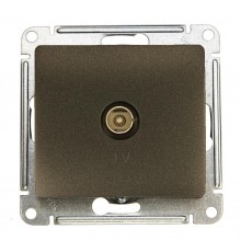 Glossa Антрацит Розетка TV, механизм  GSL000793  SE