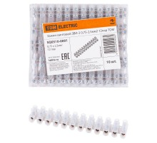 Зажим винтовой ЗВИ-3 0,75-2,5мм2 12пар  SQ0510-0001  TDM