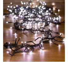 Гирлянда "Кластер LED" 3 м, темно-зеленый ПВХ IP20, 288 диодов, цвет белый  303-625  NEON-NIGHT