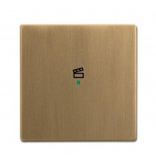 SRS-1-840 Клавиша одинарная free@home, сцена, Династия, латунь античная6220-0-0374 ABB