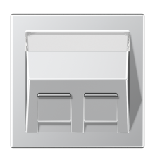 накладка для модульного разъема AL569-30BFPL-L Jung