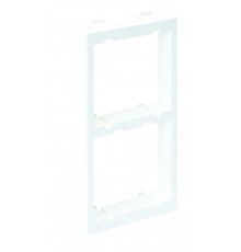 Simon Connect Адаптер вертикальный на 2 модуля K45, S-модуль, алюминий  S62-8  Simon