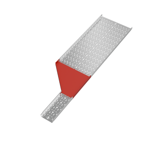 Переходник левый 50х200-600 мм "ПЛЮС" HD  PDplus50-200-600-L HD   КМ-профиль