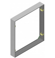 Кожух для навесной установки ЩЭ (серия mb02) EKF Basic  mb02-k-bas  EKF