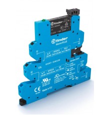 Интерфейсный модуль, электромеханические реле, серия MasterPLUS; 1CO 6A; питание 230-240В AC/DC подавление утечки тока  396132300060  Finder