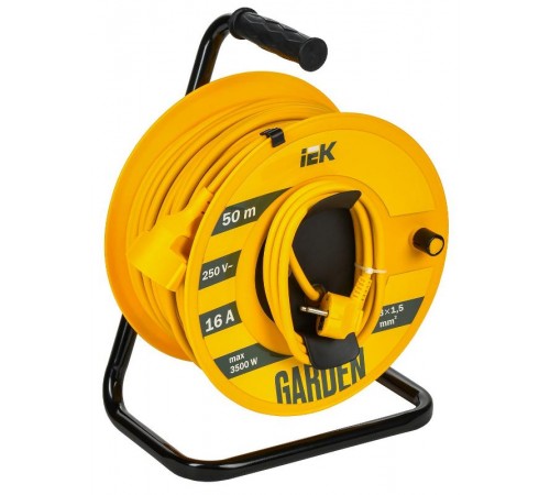 GARDEN Катушка УК50 1 место 2P+PE 31,5мм2 50м  GD-KP20-16-01-50  IEK