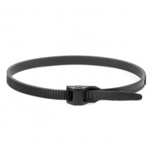 Хомут PL12. плоский замок. черный 6х290  26452  DKC