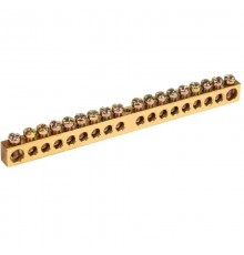 Шина "N" нулевая 6х9мм 18/1 (18 групп/крепеж по центру) (10 шт/уп)  PR08.28869  Промрукав