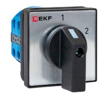 Переключатель кулачковый ПК-1-52 10А 2P "1-2" IP65  pk-1-52-10-65  EKF