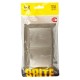 BRITE Розетка 2-ая с крышкой 16А в сб IP44 РСбш12-3-44-БрШ шампань  BR-R26-16-44-K37-F  IEK