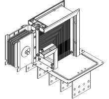Секц. флан. вверх Тип1 1600А Cu 3L+N+PER IP55 тран. IEK  LB-1600C4-35-F-FU1  IEK