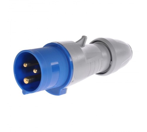 Прямая вилка - P17 Tempra Pro - IP 44 - 200/250 В~ - 16 A - 3К+З  555125  Legrand