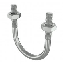 Скоба монтажная U-образная с резьбой М8 с гайками для труб d 2"  BHU11200M8  DKC