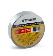 Изоляционная лента 0,13*19 мм, 20 м. серебро, INTP01319-20  39911  STEKKER