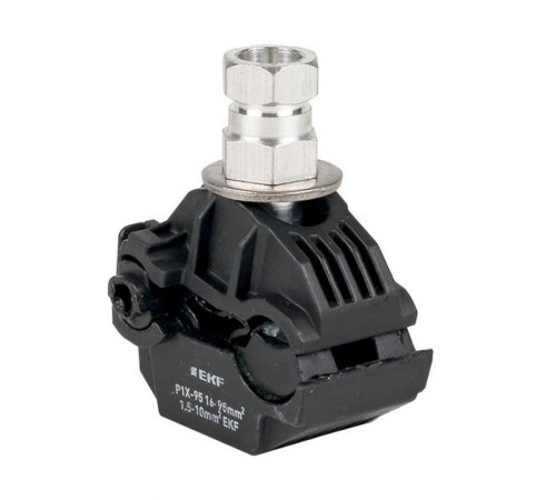 Зажим прокалывающий ответвительный P1X-95 16-95 мм2 / 1,5-10 мм2 инд. упак.  p-1x-95-r  EKF