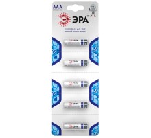 Батарейка щелочная (алкалиновая)  LR03-5BL Strip (60/600/21000) (AAA)   Б0014474  ЭРА