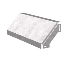 Угол вертикальный внешний 90 градусов с крышкой Стандарт 600х80   PR16.0590  Промрукав