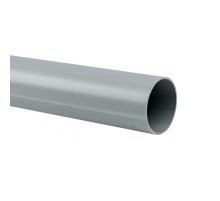 Труба жесткая гладкая ПВХ 50мм 3м (21м/уп) серый PROxima  trg-50-3n  EKF