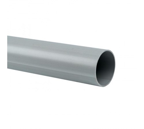 Труба жесткая гладкая ПВХ 50мм 3м (21м/уп) серый PROxima  trg-50-3n  EKF