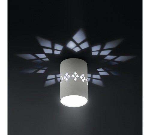 Светильник настенно-потолочный спот OL10 LD GX53 WH белый, подсветка 1 W  Б0050269  ЭРА