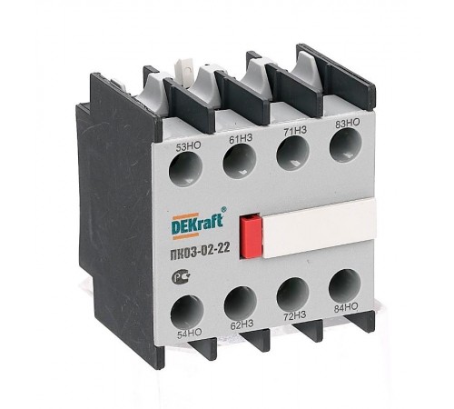 Приставка контактная доп.контакты 2НО+2НЗ ли  24105DEK  DEKraft