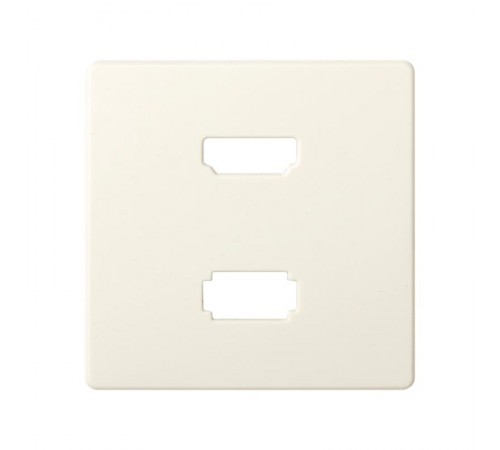 Накладка для розетки HDMI + USB 2.0 для передачи данных цвета слоновая кость S82  8201095-031  Simon