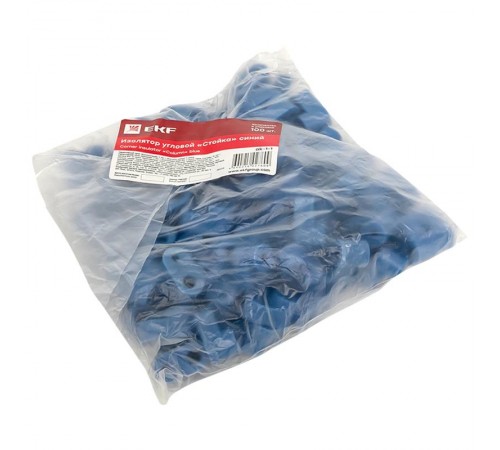 Изолятор угловой "Стойка" синий EKF PROxima  ak-1-1  EKF