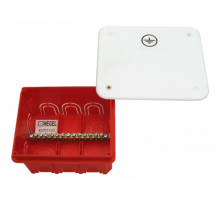 Коробка уравнения потенциалов 120х100х60 (ниша)  д/сплош стен, 13зажимов, 12 вводов, внутр разм 112x92x58,5 мм IP20  КУП1102-И  HEGEL