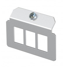 Суппорт для установки модулей в монтажную рамку MTU тип A (сталь) (MTM 3A)  7407820  OBO Bettermann