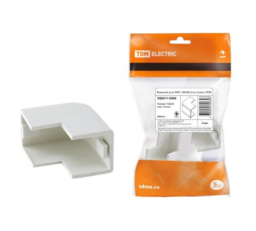 Внешний угол КМН 100х60 (2 шт./комп.)  SQ0411-0068  TDM