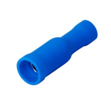 Разъем штекерный изолированный гнездо 4 мм 1.5-2.5 мм (РШи-м 2.5-4/РШИм 2-5-4 ) синий  08-0221  REXANT