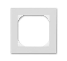 ABB Levit Серый / белый Рамка одинарная 55х55 для механизмов BJE  3901H-A05510 16  2CHH015510A4016  ABB