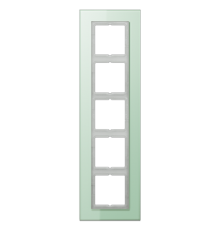 Рамка для серии LS-Plus 5-кратная; стекло  LSP985GLAS  Jung