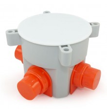 Коробка установочная для заливки бетоном безгалогенная (HF) 70х72 (120 шт/кор) IP44  80-0530  Промрукав