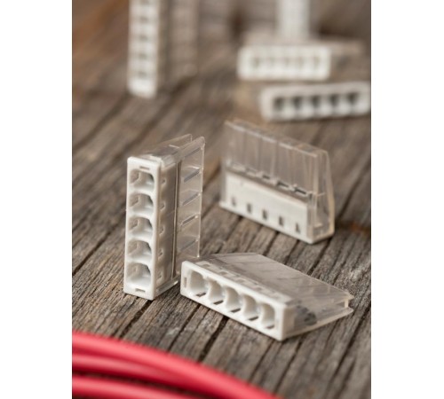 Строительно-монтажная клемма СМК 2273-245 (с пастой) 5 отверстий 0,5-2.5мм2 (100шт.) EKF PROxima  plc-smk-2273-245  EKF