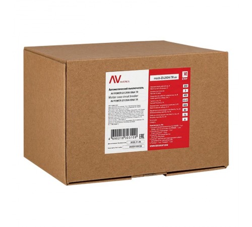 Выключатель автоматический AV POWER-2/3 250А 80kA TR AVERES  mccb-23-250H-TR-av  EKF