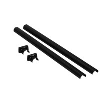 Декоративный комплект из пластика для телескопической стойки колонны, 1 или 2 секции, цвет черный  653068  Legrand