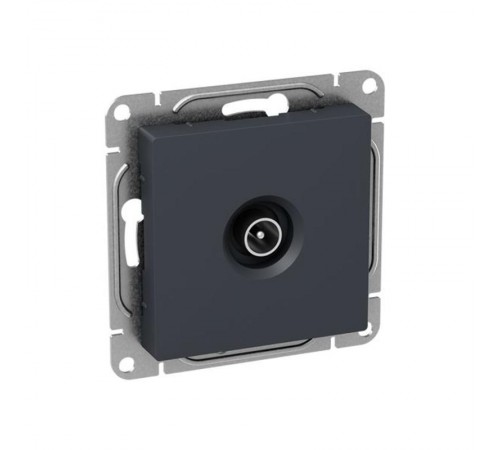 Механизм розетки TV, одиночная, графит Эпика  UP1-SOG-TV-1 EKF