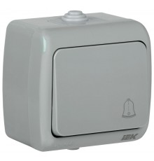 AQUATIC IEK Выключатель Кнопочный 10А О/У IP54 ВС-20-1-3-А  EVA14-K03-10-54  GENERICA