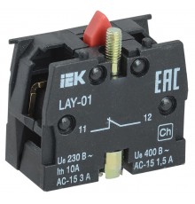 Контактный блок 1р для серии LAY5   BDK11  IEK