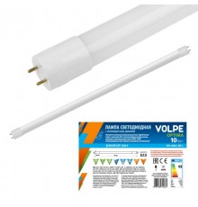 Лампа светодиодная LED-T8-10W/DW/G13/FR/FIX/O LED с мат. рассеив.. G13 неповор.. Серия "Optima". 6500К. .  10075  Volpe
