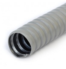 Металлорукав в ПВХ оболочке серый МРПИ-32 (25м/уп)   PR04.0252  Строитель